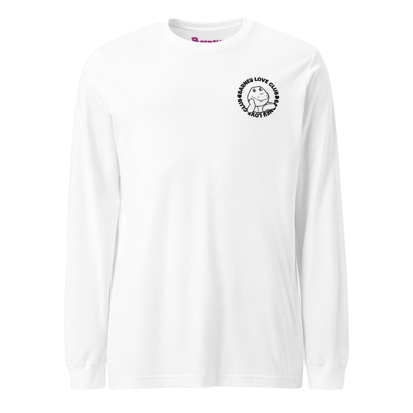 Barney Embroidered Love Club Long Sleeve T-Shirt