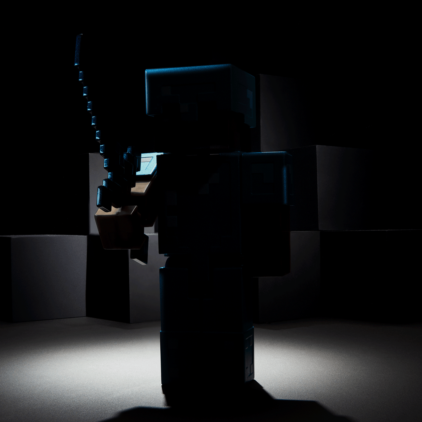 Minecraft Diamond Level Steve Collector Action Figure